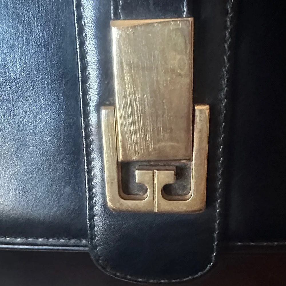 Gucci Black Leather Shoulder Bag or Clutch - Picture 3 of 14